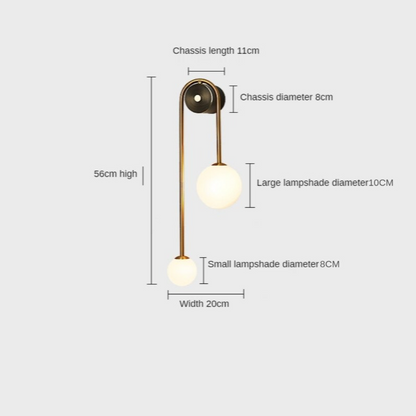 House Vogue™- G9 LuxeGlass Wall Lamp