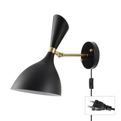 House Vogue™ - Industrial Nordic Wall Lamp - Black & White