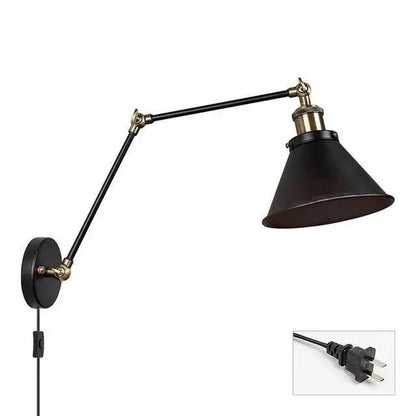 House Vogue™ - Vintage Industrial Wall Lamp - Adjustable Long Arm Sconce for Bedroom, Corridor & Balcony