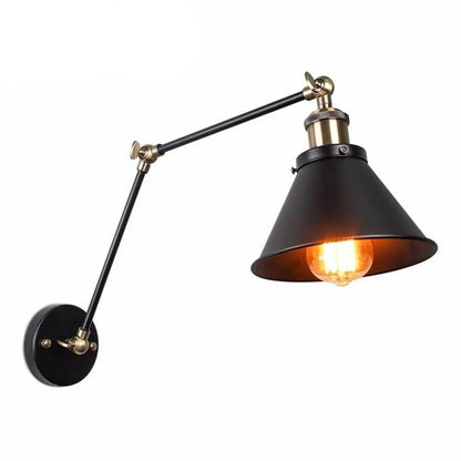 House Vogue™ - Vintage Industrial Wall Lamp - Adjustable Long Arm Sconce for Bedroom, Corridor & Balcony