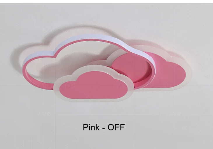 House Vogue™ - DreamCloud LED Ceiling Light – Pink & White Creative Lighting Fixture for Kids' Room