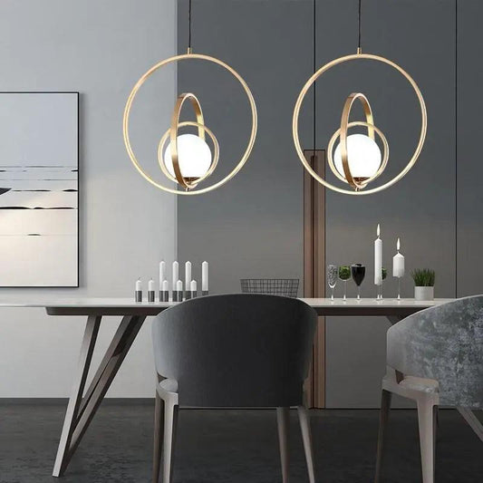 House Vogue™ - GoldCircle LED Pendant