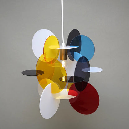 House Vogue™ - Luminous Loft: Colorful Acrylic Pendant Light for Dining & Bedroom