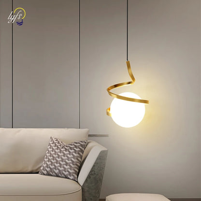 House Vogue™ - NordLight Elegance Pendant – Glass LED Fixture for Kitchens & Bedrooms