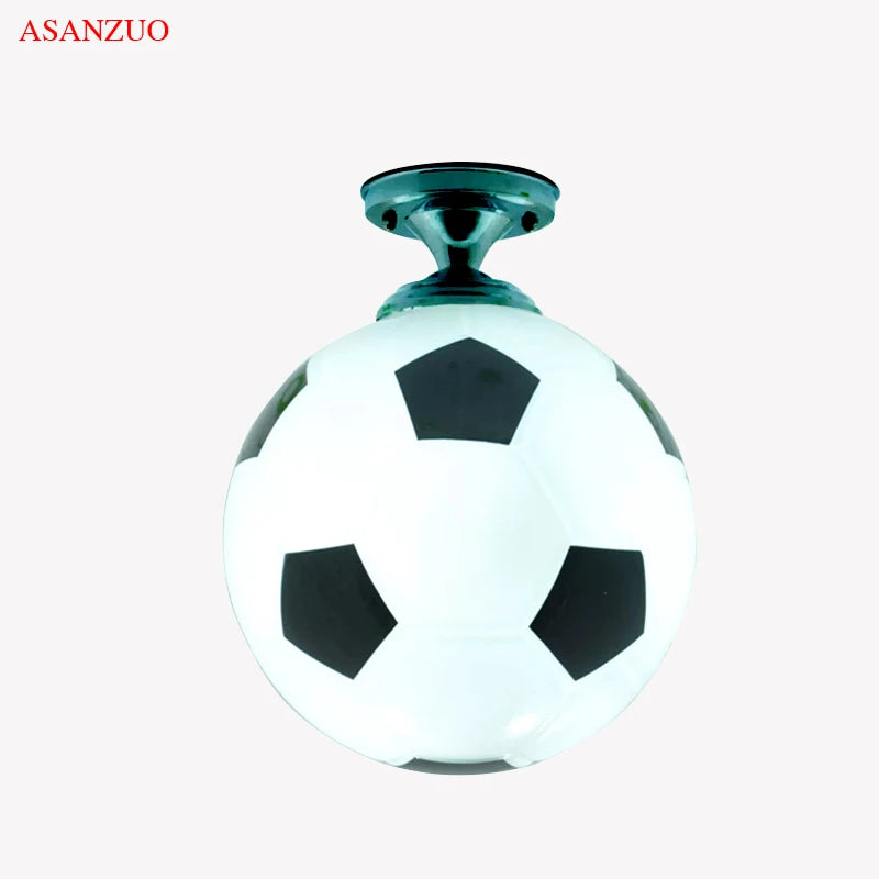 House Vogue™ - Kickoff LED Football Pendant Light – Unique Ceiling Lamp for Boys' Bedroom & Playroom Decor