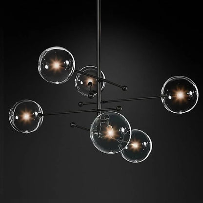 House Vogue™ - Crystal Pop: Modern Hanging Lamp with Glass Bubbles