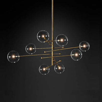 House Vogue™ - Crystal Pop: Modern Hanging Lamp with Glass Bubbles