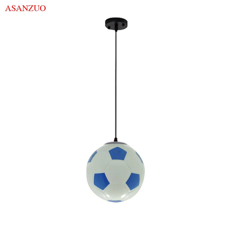 House Vogue™ - Kickoff LED Football Pendant Light – Unique Ceiling Lamp for Boys' Bedroom & Playroom Decor