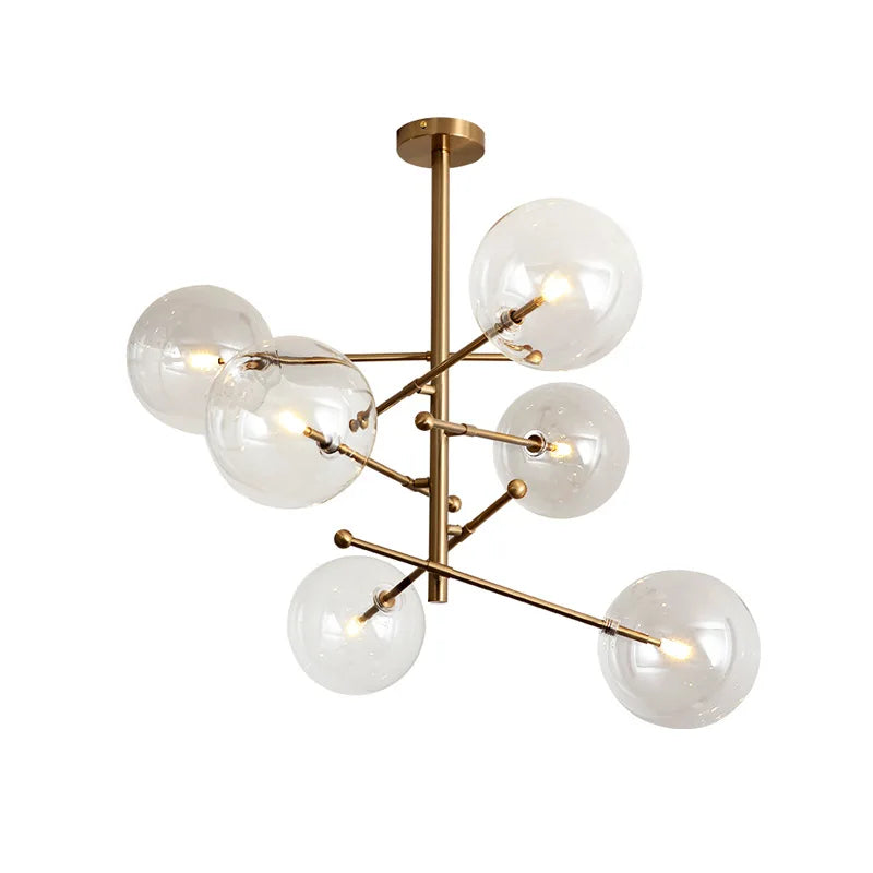 House Vogue™ - Crystal Pop: Modern Hanging Lamp with Glass Bubbles