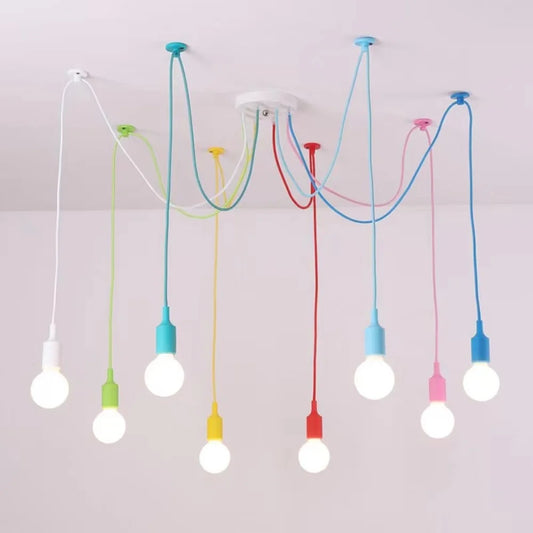 House Vogue™ - Colorful Spider Chandelier for Kids' Nursery & Living Room Decor