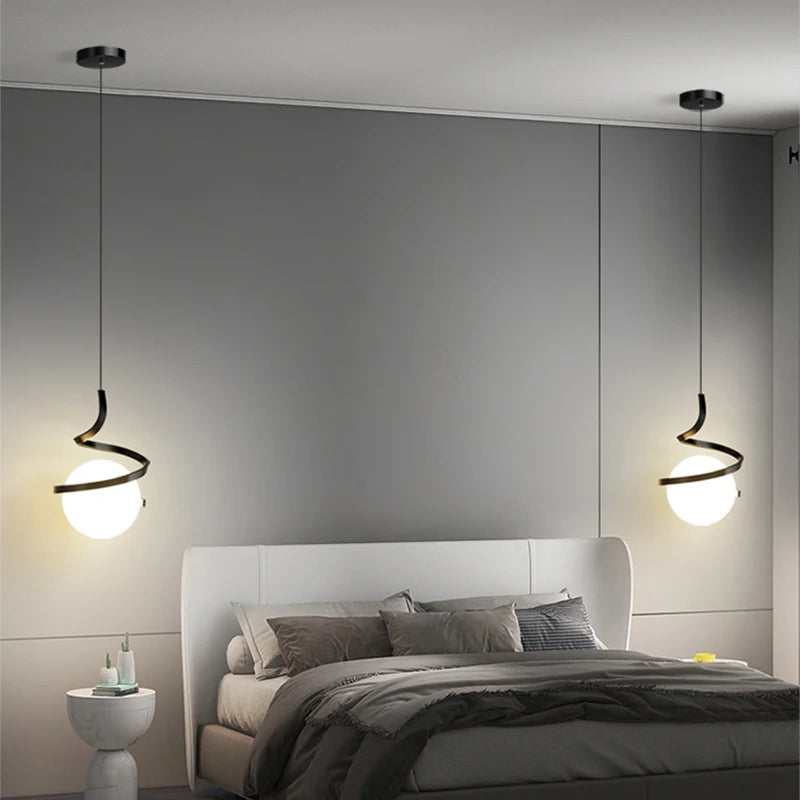 House Vogue™ - NordLight Elegance Pendant – Glass LED Fixture for Kitchens & Bedrooms