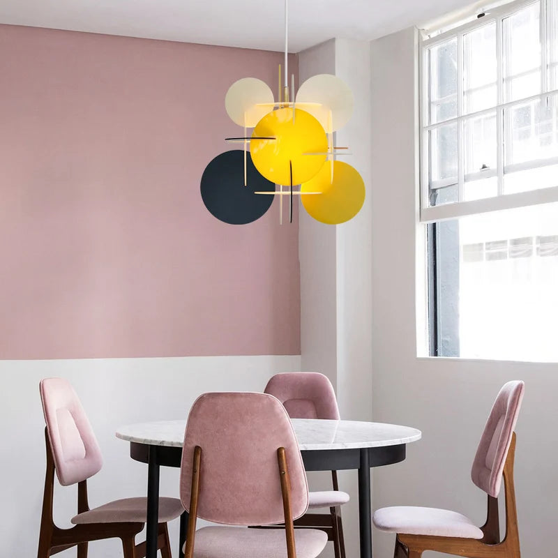 House Vogue™ - Luminous Loft: Colorful Acrylic Pendant Light for Dining & Bedroom