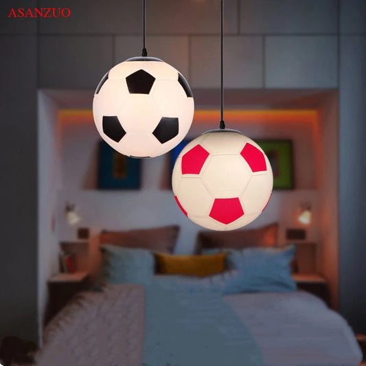 House Vogue™ - Kickoff LED Football Pendant Light – Unique Ceiling Lamp for Boys' Bedroom & Playroom Decor